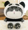 Gấu Bông Mèo Xám Trang Phục Panda