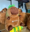 Gấu Bông Capybara Đeo Túi Rùa (Bigsize)