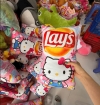 Gấu Bông Hello KITTY 3D Hình Bánh Snack LAYS