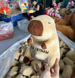 Gấu bông Capybara in chữ theo yêu cầu