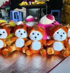 Gấu bông Lena chuột màu cam