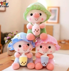 Gấu bông mini Heo bình sữa