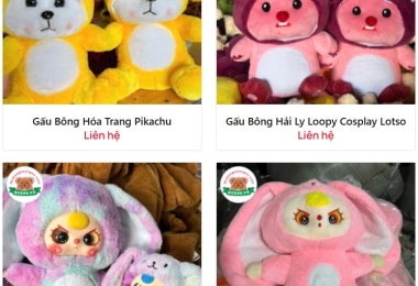 Địa chỉ cung cấp gấu bông giá tốt tại tphcm